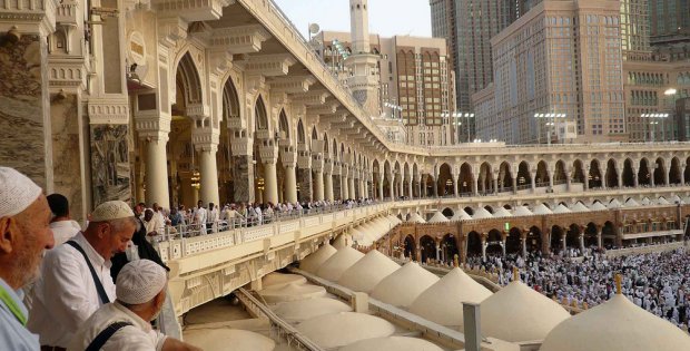 Kabe'deki Osmanlı revakları monte edildi